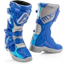Off-road boots Acerbis X-Team Kid blue-grey