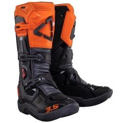 Off-road boots Leatt 3.5 black-orange color