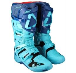 Off-road boots Leatt 4.5 light blue-blue color
