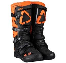 Off-road boots Leatt 4.5 black-orange color