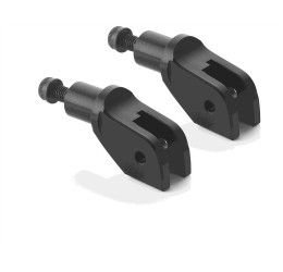 Rizoma Passenger peg adapters for Ducati Monster 937 ABS 21-25 Black color
