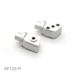 Interchangeable OEM footpegs Barracuda for passenger cod KF123-R