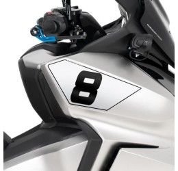 Barracuda number stickers support for Honda Forza 750 21-22