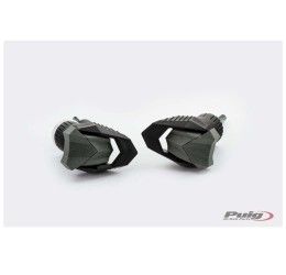 Frame sliders Puig R19 model for Ducati Hypermotard 939 16-18 black color