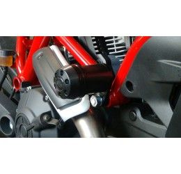 Frame sliders with impact absorber system X-PAD Ducati Monster 797 17-20
