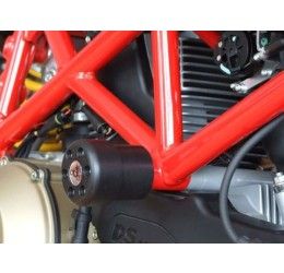 Frame sliders with impact absorber system X-PAD Ducati Hypermotard 1100 07-09