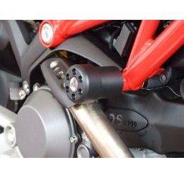 Frame sliders with impact absorber system X-PAD Ducati Monster 696 08-14