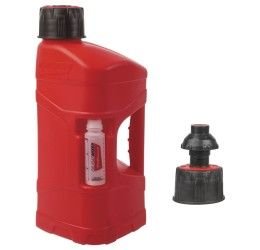 Polisport Pro Octane polyethylene gas can with quick fill spout with automatic flow stop in 10 LT approved