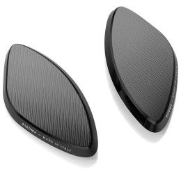 Rizoma mirror block-off plates for Aprilia RSV4 1100 Factory 21-24 Black color (COUPLES)