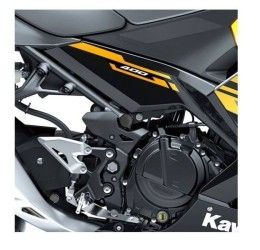 Puig Frame caps sets in ABS for Kawasaki Z 400 19-20 | 23-24 black color