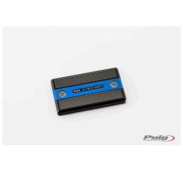 Puig Clutch/front brake fluid reservoir cap for Suzuki V-Strom 800 24-25 blue color