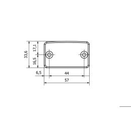 CNC Racing Front brake or clutch fluid reservoir cap Streaks for Ducati Scrambler 1100 18-19