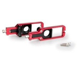 Chain adjuster Puig for Suzuki GSX-S 1000 15-25 color red