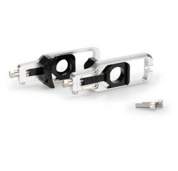 Chain adjuster Puig for Yamaha R1 09-14 color silver