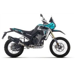 Arrow Urban aluminium Dark silencer with Dark end cap street legal for Kove X 800 Rally 2025