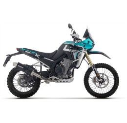 Arrow Urban aluminium Dark silencer with Dark end cap street legal for Kove X 800 Rally 2025