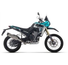 Arrow Urban aluminium Dark silencer with Dark end cap street legal for Kove X 800 Rally 2025