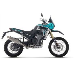 Arrow Urban aluminium Dark silencer with Dark end cap street legal for Kove X 800 Rally 2025