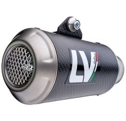 Leovince LV-10 Carbon Fiber Race exhaust - carbon - not homologated - track use only for Kawasaki Ninja 500 ABS 24-25