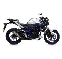 Arrow Pro Race nichrom silencer street legal for Yamaha R3 15-18 | 21-24