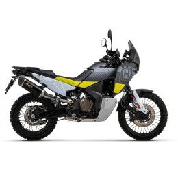 Arrow Race-Tech aluminium Dark silencer with carby end cap street legal for Husqvarna Norden 901 22-23