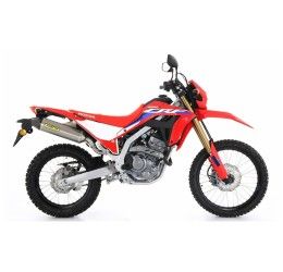 Arrow Thunder titanium silencer with carby end cap street legal for Honda CRF 300 L 21-24