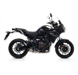 Arrow Thunder titanium silencer with carby end cap street legal for Yamaha MT-07 Tracer 700 16-24