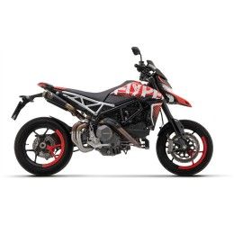 Arrow Pro-Race Nichrom Dark silencers (right & left) street legal for Ducati Hypermotard 950 SP 19-24