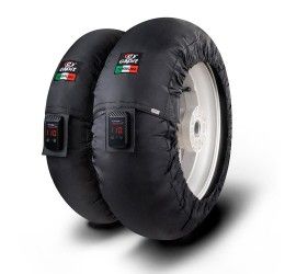 Tyre Warmers Capit SUPREMA VISION 400 SERIES (front + rear) with display