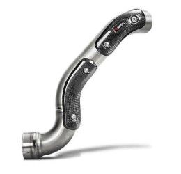 Akrapovic link pipe for high installed muffler on BMW R nine T 21-23