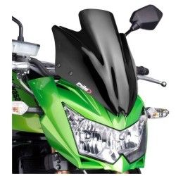Puig screen model naked n.g. sport for Kawasaki Z 750 07-12 black color