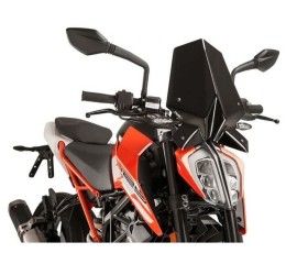 Puig screen model naked n.g. sport for KTM 125 Duke 17-23 black color