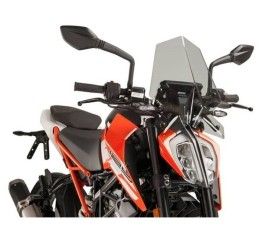 Puig screen model naked n.g. sport for KTM 390 Duke 17-23 clear smoke color