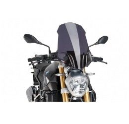 Puig screen model naked n.g. touring-no supp.orig. for BMW R 1200 R 15-18 dark smoke color