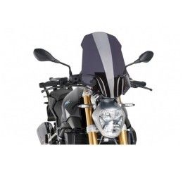 Puig screen model naked n.g. touring-supp.orig. for BMW R 1200 R 15-18 dark smoke color