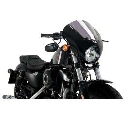 Puig screen model semicarenato dark night for harley davidson sportster 1200 forty-eight 10-20 clear smoke color