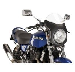 Puig screen model semicarenato for Triumph Street Twin 900 16-24 transparent color
