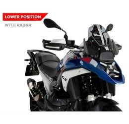 Puig screen model sport con radar for bmw r 1300 1300 gs trophy 23-25 clear smoke color