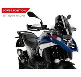 Puig screen model sport senza radar for BMW R 1300 GS Adventure 24-25 dark smoke color