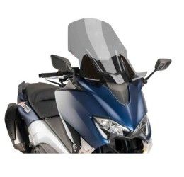 Puig screen model v-tech line touring for Yamaha T-Max 530 17-19 dark smoke color