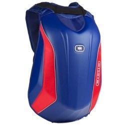 Ogio Semi-rigid motorcycle backpack No Drag Mach 3 blue-red color