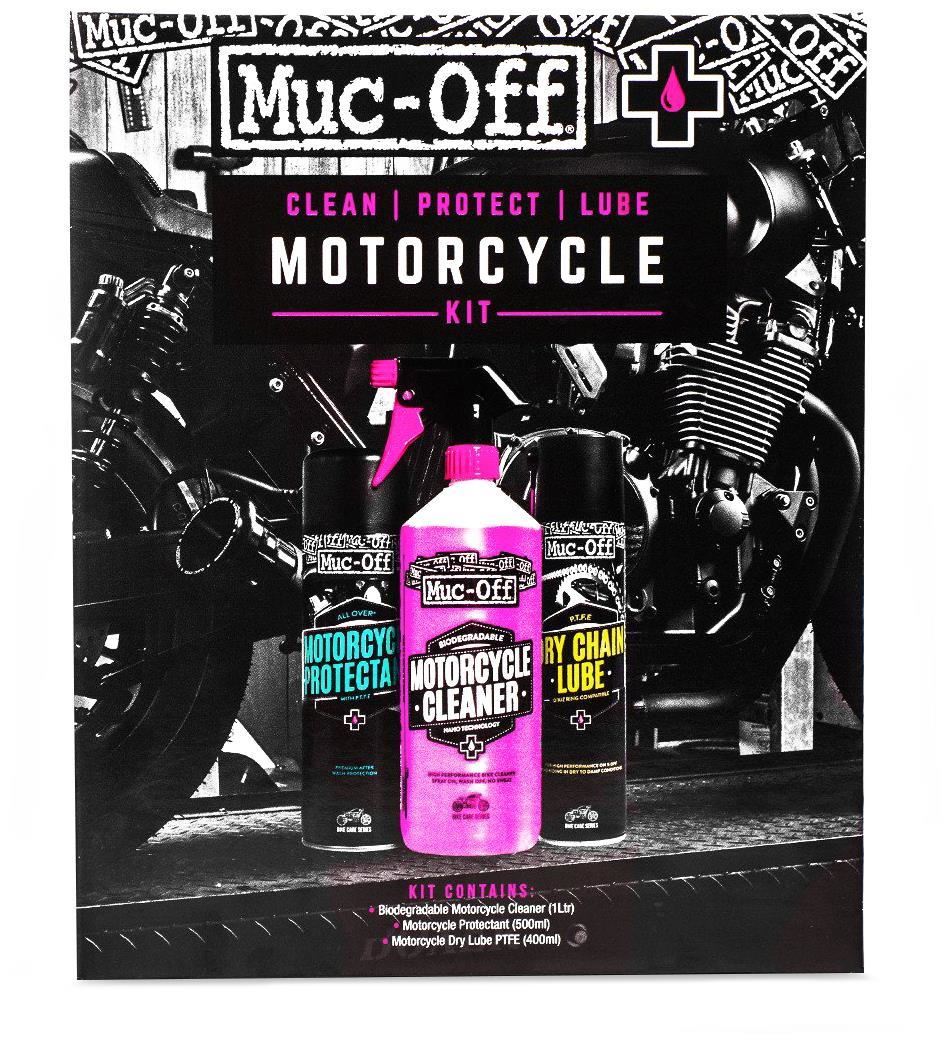 Muc-Off Clean, Protect and Lube Kit for Motorcycle Cleaning