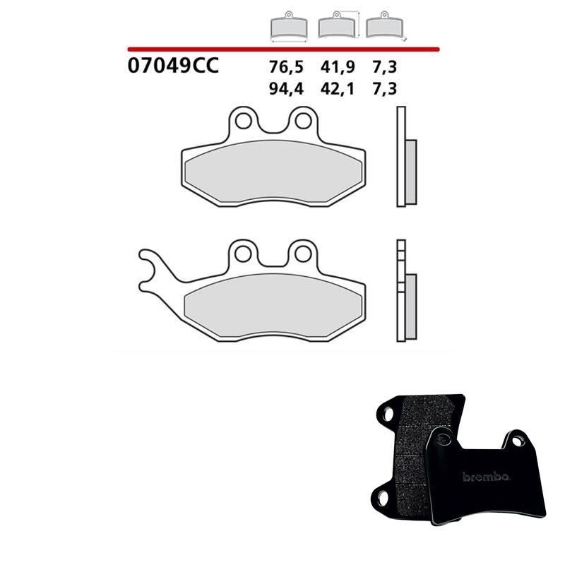 Front brake pads Brembo for beta rr motard skull 50 2011 Scooter