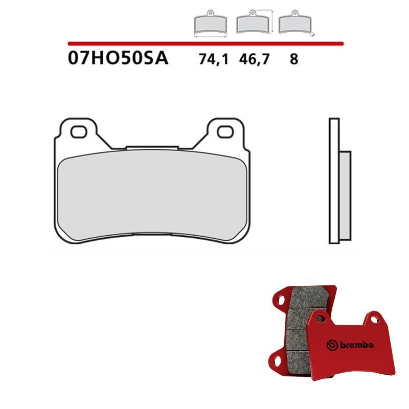 plaquettes de frein brembo 07ho50sa honda cb1000r 08-17 (no abs