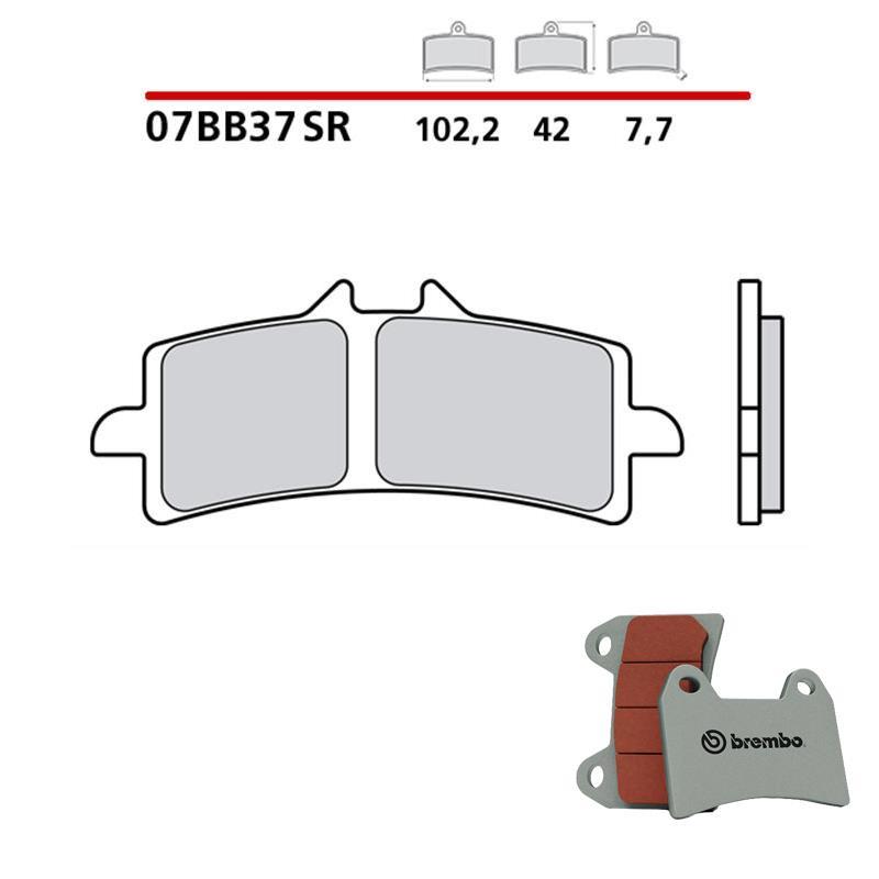 Pastiglie Freno Anteriori Brembo 07BB37LA Triumph Street Triple