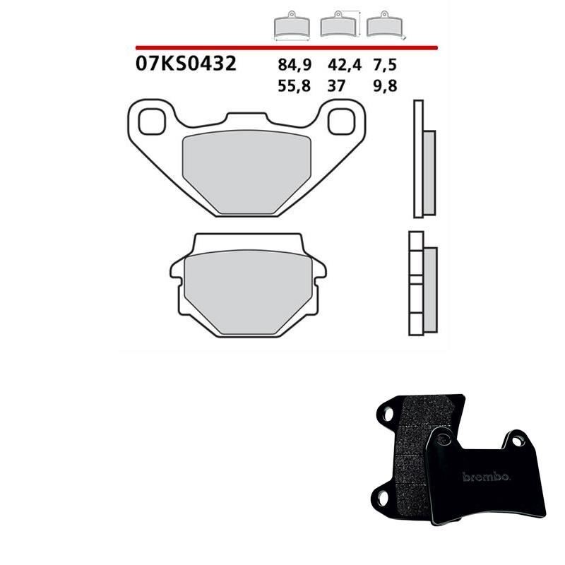 sa Front brake pads Brembo for kawasaki fx r 400 86-88 Genuine