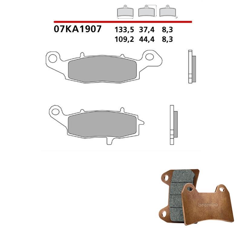 Pastiglie Freno Anteriore/Posteriore Ceramiche SBS 705HF