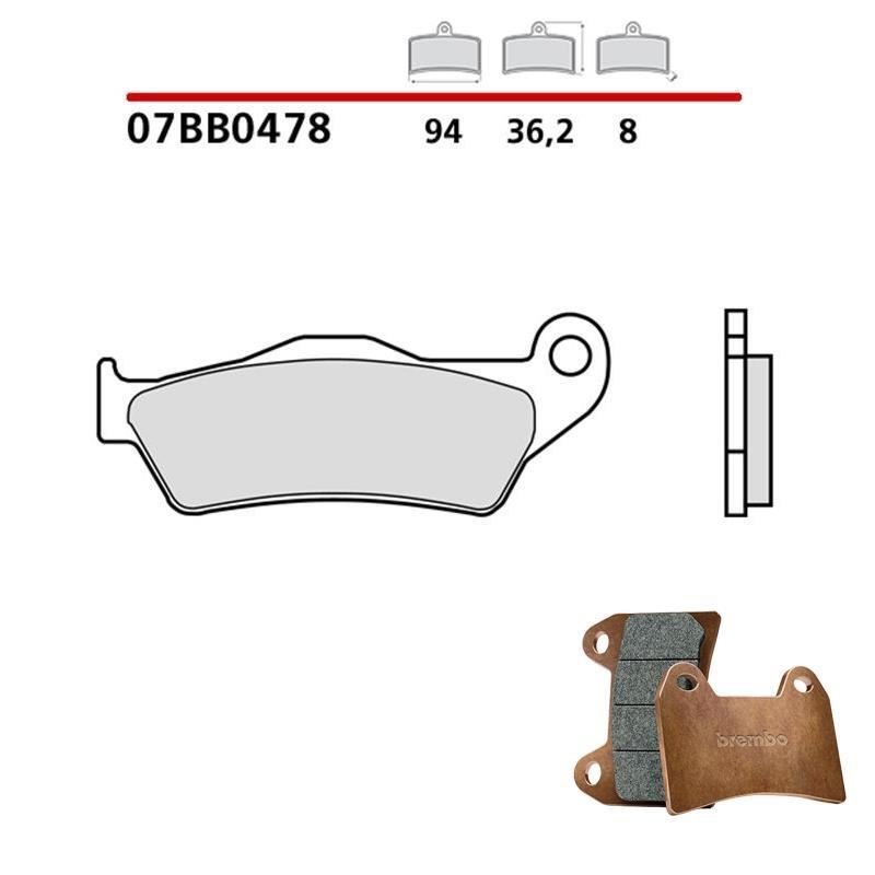 Front brake pads Brembo for Royal Enfield Classic 500 16-20