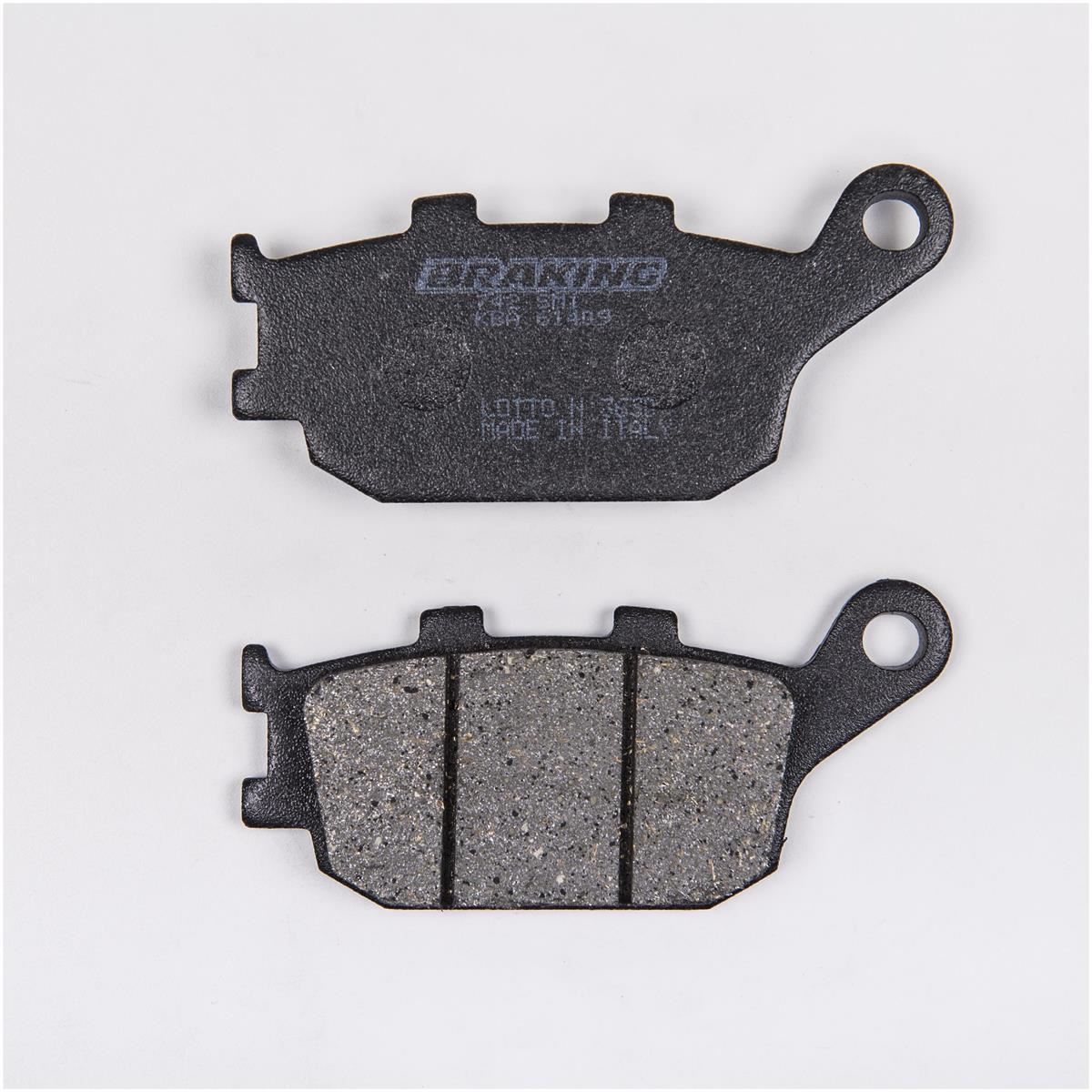Rear brake pads Braking Yamaha FZ8 Fazer 1015 SM1 semimetallic 742SM1