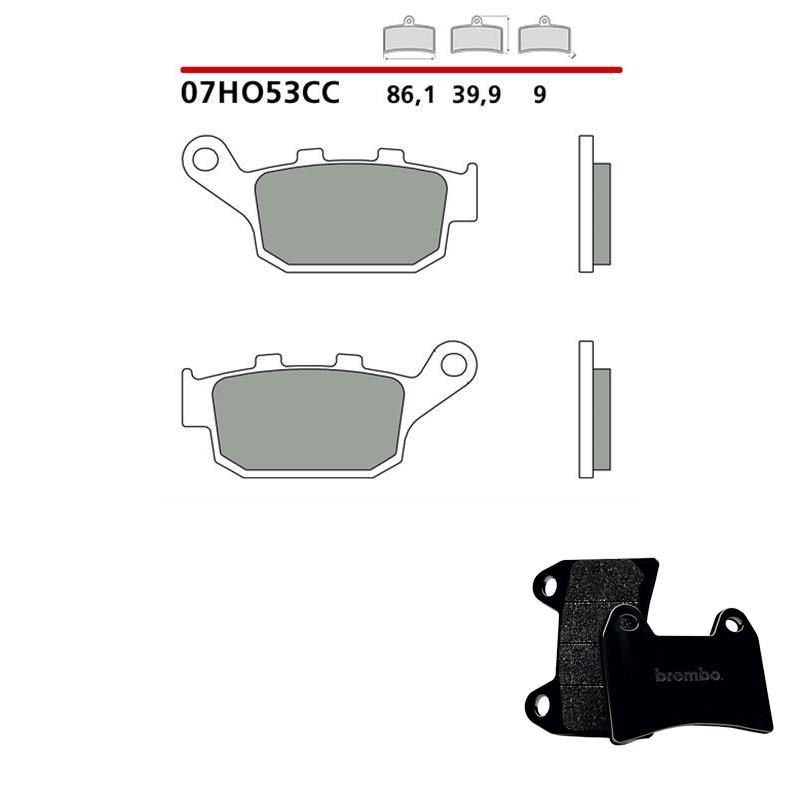 Pastiglie freno posteriori Brembo per Honda INTEGRA 750 14-20